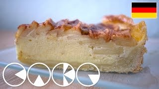 APFELKÄSEKUCHEN plus Rezept [upl. by Eeclehc]