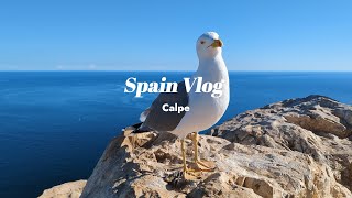 【Spain Travel Vlog2】 old town of calpe flamingos in the salt lake🦩the beautiful sunset 🌅 [upl. by Liz32]