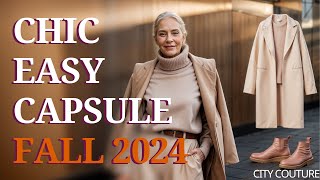 Capsule Wardrobe Essentials For Women Over 50 FALL 2024 [upl. by Killigrew]