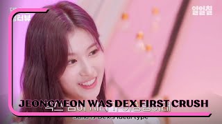 twice jeongyeon was dex first crush 😱 Dexs Fridge Interview sana with eng sub [upl. by Grew587]