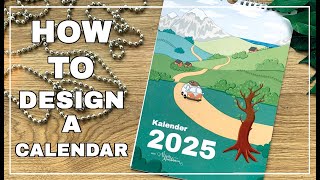 How to einen Kalender designen procreate painting calendar2025 [upl. by Witty]