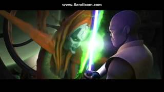 Star Wars the Clone Wars Mace Windu vs Mother Talzin [upl. by Adnelg734]