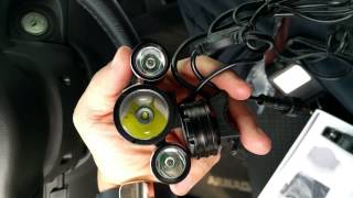 Max patrol 600 and Mini Pursuit bike police lights [upl. by Sergius73]