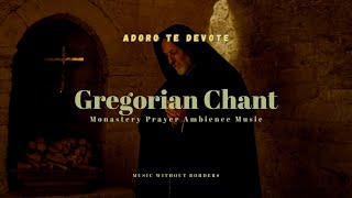 Gregorian Chant 🎹 Ambience music 🎶 Adoro te devote [upl. by Gney]