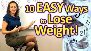 10 EASY Ways to Lose Weight amp Get Healthy Weight Loss Tips How to Diet Food Health Coach [upl. by Namielus733]