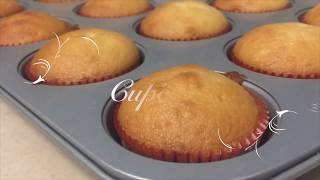 How to make easy cupcake at home [upl. by Idou]