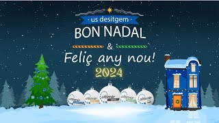 Bones Festes i 🥂🍾 Feliç Any Nou ❄️2024‼️ [upl. by Lleksah]