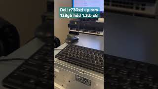 Server dell r730xd 2cpu ram 128gb hdd 12tb x8 [upl. by Goulder]