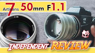 7artisans 50mm f11 lens  Independent Review without MUSIC [upl. by Fenella]