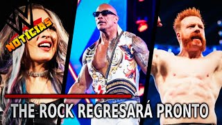 Noticias de WWE  The Rock REGRESARÁ PRONTO RENOVACIÓN de Sheamus PRIMERA LUCHA de Giulia wwe [upl. by Melesa21]