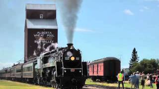 TTV 028 Alberta Prairie Railway Railfan Run with CN 6060 News Train and Railroad Events [upl. by Rosalie154]