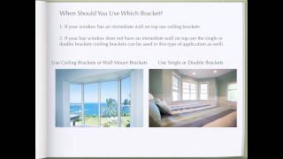 How To Install Bay Window Curtain Rods [upl. by Jadd]