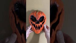 I transformed a Pumpkin Mask into VENOM diy art mask cosplay venom3 marvel halloween [upl. by Metabel]