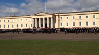 Lining up  RMA Sandhurst  April 2014  Rehearsal for the Sovereigns Parade [upl. by Nivlem]