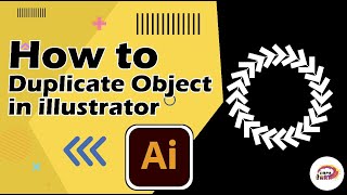 Easy Steps to Duplicate Shapes in Adobe Illustrator [upl. by Puglia]