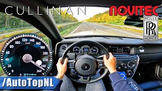 685HP ROLLS ROYCE CULLINAN NOVITEC  TOP SPEED on AUTOBAHN NO SPEED LIMIT by AutoTopNL [upl. by Nepean573]