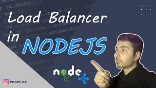 how to setup and simulate a load balancer app in nodejs in 10 mins [upl. by Bush]