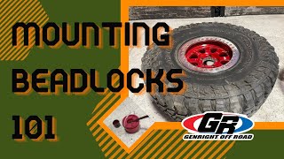 Mount BEADLOCKS The RIGHT WAY Watch This BEFORE Mounting Your OffRoad Tires On BEADLOCK WHEELS [upl. by Belsky]