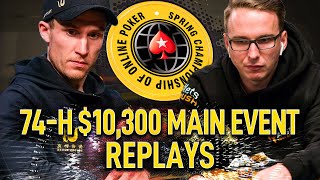 SCOOP 2020 10300 Main Event Oxota  bencb789  Alexgirs Final Table Poker Replays [upl. by Guimar496]