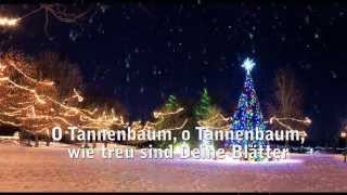 O Tannenbaum zum Mitsingen  Weihnachtslied mit Text [upl. by Goodill]