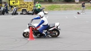 Amazing Japan Police Motorcycle Driving Instructor  Honda CB1300 [upl. by Ilrebmyk]