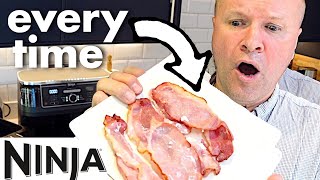 Perfect BACON in the AIR FRYER Ninja Foodi Dual Zone recipe [upl. by Raffo]