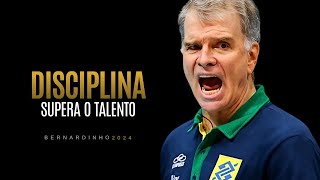 TRANSFORME HOJE SEU 2024  DISCIPLINA SUPERA O TALENTO  Bernardinho  MOTIVACIONAL [upl. by Lamrert]