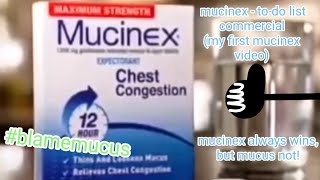 mucinex  todo list commercial 2000smy first mucinex video [upl. by Mailliw]