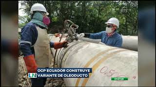 La OCP Ecuador construye una variante de oleoducto [upl. by Rhodes]