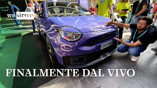 Abarth 600E  Finalmente vista DAL VIVO Salone Auto Torino 2024 [upl. by Edithe239]