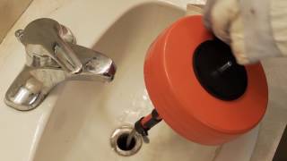 How to Use Canister Style Drain Cleaning Augers PART 1 [upl. by Kluge]