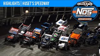 World of Outlaws NOS Energy Drink Sprint Cars  Huset’s Speedway  June 24 2023  HIGHLIGHTS [upl. by Mcnalley155]