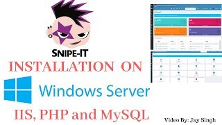 Part 1  SNIPEIT Installation On Windows Server 2016 [upl. by Mungovan]