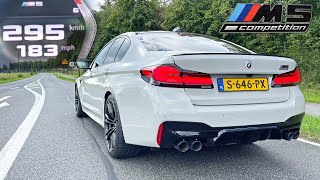 2024 BMW M5 Competition  Acceleration Sound amp Autobahn POV [upl. by Suidualc818]