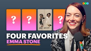 Four Favorites with Emma Stone [upl. by Dnomzed]