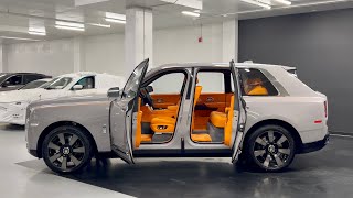 2022 RollsRoyce Cullinan Tempest Grey  Walkaround in 4k [upl. by Durrace]