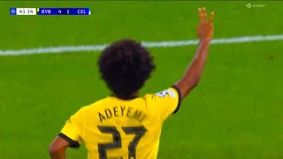 Karim Adeyemi HATTRICK Borussia Dortmund vs Celtic 51 Highlights  UEFA Champions League 224 [upl. by Ikey]