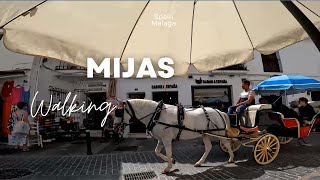 Beautiful Mijas Pueblo White Village Walking Tour in Andalusia  South of Spain [upl. by Nyladnar808]