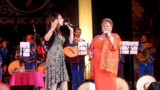 Viola Dorantes y Paquita la del Barrio reconciliación y homenaje No sigas llorando [upl. by Moreen579]