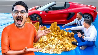 Buying Super Car With Coins🤣 100 Real शोरूम वालों के होश उड़ गए😂 [upl. by Buell]