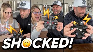 We got SHOCKED ⚡️🤣 Shock Roulette Game [upl. by Auberon]