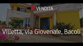 Bacoli NA vendita villa singola con giardino e piscina zona Scalandrone via Giovenale [upl. by Morrell]