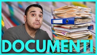 QUANTO tenere i DOCUMENTI  DECLUTTERING e nuova scrivania [upl. by Attoynek719]