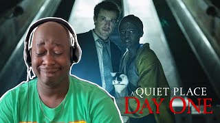 A QUIET PLACE Day One WRECKED Me Movie Reaction  First Time Watching [upl. by Ymmak]