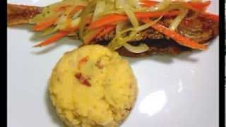 How To Make Jamaican Turn Tun Cornmeal [upl. by Ilzel]