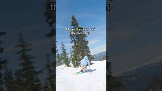 skiing Whistler Blackcomb insane Side Hits 🤯 parkskiing skiing skiresorts [upl. by Ati]