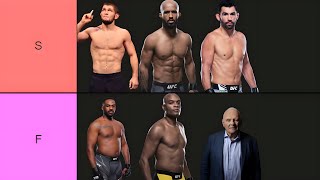 Ranking Every GOAT in MMA [upl. by Aihsia]