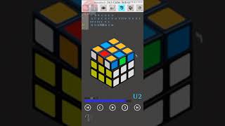 How to Solve a 3x3 Rubiks Cube In No Time  The Easiest Tutorial  Rubiks Cube Solver  Shorts [upl. by Nahtnhoj]