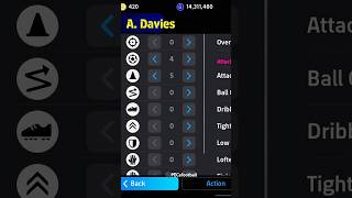 Davies 98✅🔥 efootball davies card shorts [upl. by Jac]