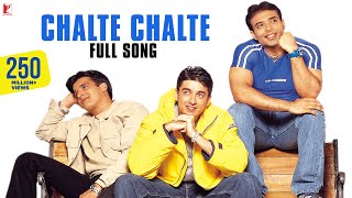 Chalte Chalte  Full Song  Mohabbatein  Shah Rukh Khan Uday Chopra Jugal Hansraj Jimmy Shergill [upl. by Loraine]